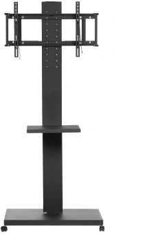 Подставка для телевизора Holder PR-107 черный 32"-70" макс.60кг напольный поворот и наклон - купить недорого с доставкой в интернет-магазине