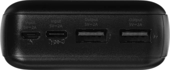 Мобильный аккумулятор Hoco J123A Element 20000mAh 2A 2xUSB-A черный - купить недорого с доставкой в интернет-магазине