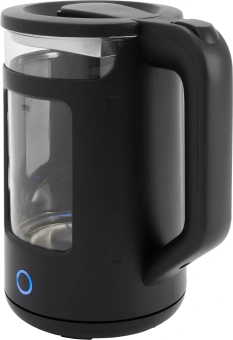 Чайник электрический Vitek VT-WK1082 1.7л. 2000Вт черный корпус: стекло - купить недорого с доставкой в интернет-магазине