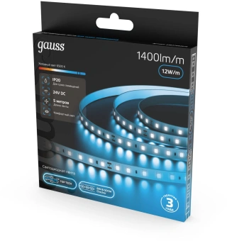 Лента Gauss 23637052010 5м - купить недорого с доставкой в интернет-магазине