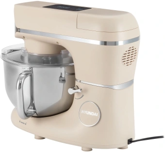 Кухонная машина Hyundai HYM-S9681 планетар.вращ. 1500Вт бежевый - купить недорого с доставкой в интернет-магазине