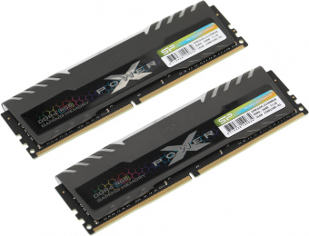 Память DDR4 2x16GB 3600MHz Silicon Power SP032GXLZU360BDB Xpower Turbine RGB RTL Gaming PC4-28800 CL18 DIMM 260-pin 1.35В kit single rank с радиатором Ret - купить недорого с доставкой в интернет-магазине