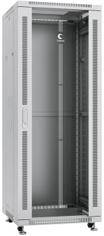 Шкаф коммутационный Cabeus (SH-05C-32U60/60) напольный 32U 600x600мм пер.дв.стекл металл 800кг серый 500мм 72.6кг 220град. 1610мм IP20 сталь - купить недорого с доставкой в интернет-магазине