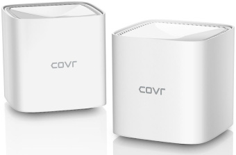 Бесшовный Mesh роутер D-Link COVR-1102 AC1200 10/100/1000BASE-TX белый - купить недорого с доставкой в интернет-магазине