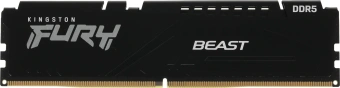 Память DDR5 2x32GB 5200MHz Kingston KF552C40BB2K2-64 Fury Beast Black Expo RTL Gaming PC5-41600 CL40 DIMM 288-pin 1.25В dual rank с радиатором Ret - купить недорого с доставкой в интернет-магазине
