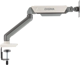 Кронштейн для мониторов ЖК Digma D-MM101 серый 17"-32" макс.9кг крепление к столешнице поворот и наклон - купить недорого с доставкой в интернет-магазине