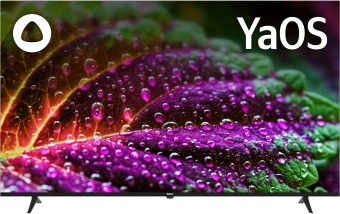 Телевизор QLED BBK 65" 65LED-8260/UTS2C (B) Яндекс.ТВ черный 4K Ultra HD 60Hz DVB-T2 DVB-C DVB-S2 USB WiFi Smart TV (RUS) - купить недорого с доставкой в интернет-магазине