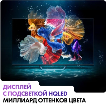 Телевизор QLED Haier 55" Smart TV S2 Pro Frameless черный 4K Ultra HD 60Hz DVB-T DVB-T2 DVB-C DVB-S DVB-S2 USB WiFi Smart TV (RUS) - купить недорого с доставкой в интернет-магазине