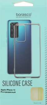 Чехол (клип-кейс) BoraSCO для Apple iPhone 13 Pro прозрачный (40438) - купить недорого с доставкой в интернет-магазине