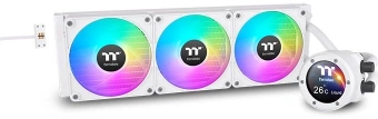 Система водяного охлаждения Thermaltake TH420 V2 Ultra EX Snow ARGB Soc-AM5/AM4/1200/1700/1851 белый 4-pin 30.7dB Al+Cu LCD Ret (CL-W428-PL14SW-A) - купить недорого с доставкой в интернет-магазине