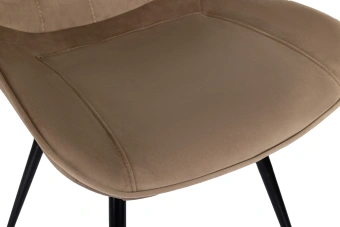 Стул для дома Бюрократ CH-K2 св.коричневый Holland 65 металл черный на ножках (CH-K2_1/HL65) - купить недорого с доставкой в интернет-магазине