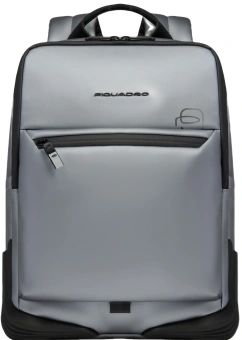 Рюкзак Piquadro Corner 2.0 CA6464C2OW/MGR серебристый/черный полиуретан - купить недорого с доставкой в интернет-магазине