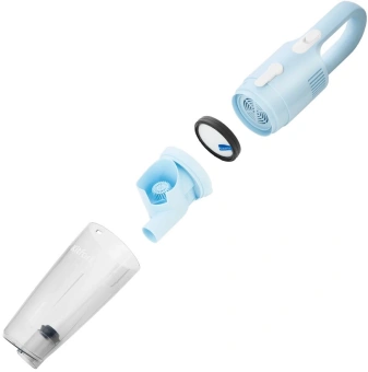 Пылесос ручной Kitfort КТ-586-2 600Вт голубой/белый - купить недорого с доставкой в интернет-магазине