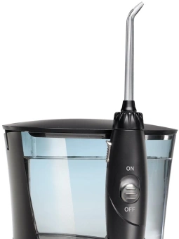 Ирригатор Waterpik WP-672ЕU импульсн. 7насад. черный - купить недорого с доставкой в интернет-магазине