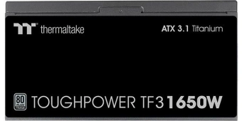 Блок питания Thermaltake ATX 1650W Toughpower TF3 Gen.5 80+ titanium (20+4pin) APFC 140mm fan color LED 16xSATA Cab Manag RTL - купить недорого с доставкой в интернет-магазине