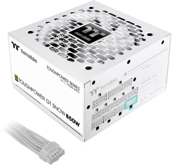 Блок питания Thermaltake ATX 850W Toughpower GT Gen.5 SNOW 80+ gold 24pin APFC 120mm fan 6xSATA Cab Manag RTL - купить недорого с доставкой в интернет-магазине