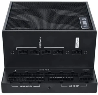 Блок питания Lian-Li ATX 1000W EDGE1000 + HUB Gen.5 80+ gold (20+4pin) APFC 120mm fan 12xSATA Cab Manag RTL - купить недорого с доставкой в интернет-магазине