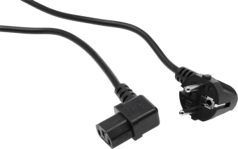 Кабель 15518 IEC C13 Евровилка 3м черный - купить недорого с доставкой в интернет-магазине