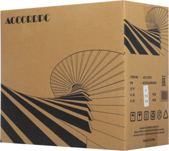 Корпус Accord ACC-XA09 черный без БП mATX 2xUSB2.0 1xUSB3.0 audio bott PSU - купить недорого с доставкой в интернет-магазине