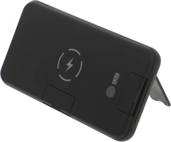 Мобильный аккумулятор Cactus CS-PBFSQT-10000 10000mAh QC/PD 18W 3A USB-A/USB-C беспров.зар. черный - купить недорого с доставкой в интернет-магазине