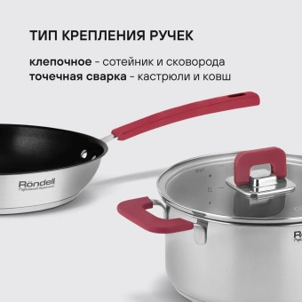 Набор посуды Rondell Savvy RDS-1662 8 предметов - купить недорого с доставкой в интернет-магазине