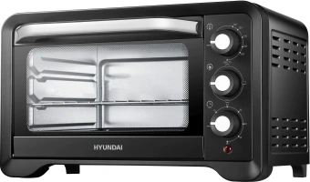 Мини-печь Hyundai MIO-HY103 20л. 1380Вт черный - купить недорого с доставкой в интернет-магазине