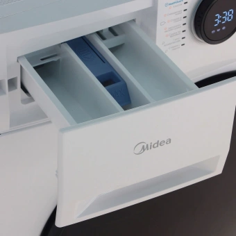 Стиральная машина Midea MF200D80WBS/W-RU класс: A загр.фронтальная макс.:8кг (с сушкой) белый инвертор - купить недорого с доставкой в интернет-магазине