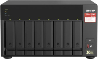 Сетевое хранилище NAS Qnap TS-873A-8G 8-bay настольный Ryzen V1500B - купить недорого с доставкой в интернет-магазине