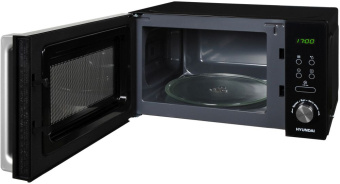 Микроволновая Печь Hyundai HYM-D3001 20л. 700Вт черный/хром - купить недорого с доставкой в интернет-магазине
