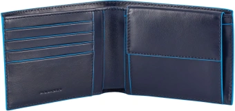 Кошелек мужской Piquadro Blue Square PU257B2R/BLU2 синий натур.кожа - купить недорого с доставкой в интернет-магазине