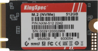 Накопитель SSD Kingspec PCIe 3.0 x4 512GB NXM-512 M.2 2242 - купить недорого с доставкой в интернет-магазине