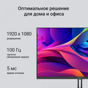 Монитор Digma 23.8" Progress 24P305F черный IPS LED 16:9 HDMI M/M матовая 250cd 178гр/178гр 1920x1080 100Hz VGA FHD 2.45кг - купить недорого с доставкой в интернет-магазине