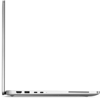 Ноутбук Dell Pro 16 Plus PB16250 Core Ultra 5 235U 16Gb SSD512Gb Intel Graphics 16" IPS FHD+ (1920x1200) Linux grey WiFi BT Cam (PRO16PL-5658) - купить недорого с доставкой в интернет-магазине