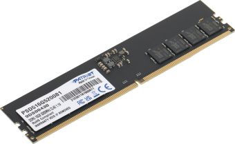 Память DDR5 16GB 5200MHz Patriot PSD516G520081 Signature RTL PC5-41600 CL42 DIMM 288-pin 1.1В single rank Ret - купить недорого с доставкой в интернет-магазине