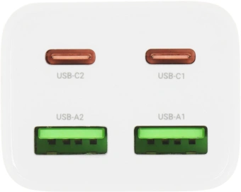 Сетевое зар./устр. Hoco N56 Fundador 30W 3A (PD) 2xUSB/USB type-C универсальное белый (32508) - купить недорого с доставкой в интернет-магазине