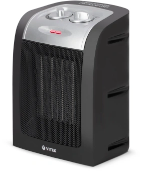 Тепловентилятор Vitek VT-2067 1800Вт черный/серебристый - купить недорого с доставкой в интернет-магазине