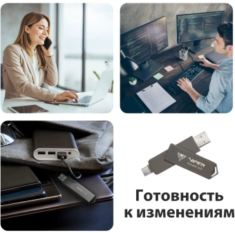 Накопитель SSD Patriot USB-C 2TB PVP302TB28UDG Viper PVP30 2.5" черный USB-A - купить недорого с доставкой в интернет-магазине