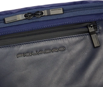 Сумка на пояс Piquadro Orion CA2174S136/BLU синий ткань/натур.кожа - купить недорого с доставкой в интернет-магазине