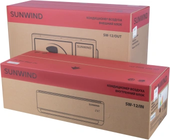 Сплит-система SunWind SW-12/IN - SW-12/OUT белый - купить недорого с доставкой в интернет-магазине