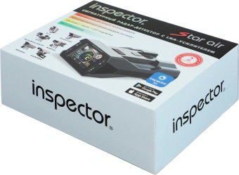 Радар-детектор Inspector Star Air черный GPS - купить недорого с доставкой в интернет-магазине