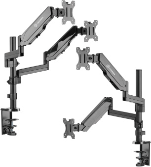 Кронштейн для мониторов Onkron G140 черный 13"-32" макс.16кг настольный поворот и наклон верт.перемещ. - купить недорого с доставкой в интернет-магазине