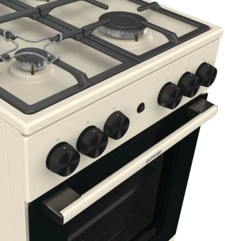Плита Газовая Gorenje GG5A12BEF бежевый (без крышки) реш.чугун - купить недорого с доставкой в интернет-магазине
