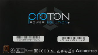 Блок питания Chieftec ATX 500W Proton BDF-500S 80+ bronze (20+4pin) APFC 120mm fan 6xSATA RTL - купить недорого с доставкой в интернет-магазине