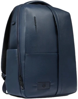 Рюкзак мужской Piquadro Russel CA6767W137/BLU синий натур.кожа - купить недорого с доставкой в интернет-магазине