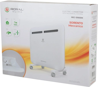 Конвектор Royal Clima Sorento Meccanico REC-S1000M 1000Вт белый - купить недорого с доставкой в интернет-магазине