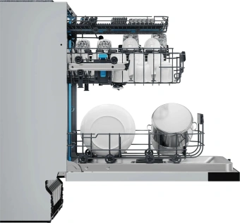 Посудомоечная машина встраив. Haier HDWE11-594RU 2050Вт узкая серебристый инвертор - купить недорого с доставкой в интернет-магазине