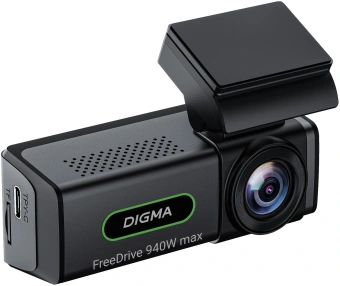 Видеорегистратор Digma FreeDrive 940W max черный 4Mpix 2160x3840 170гр. карта в комплекте:32Gb Allwinner - купить недорого с доставкой в интернет-магазине