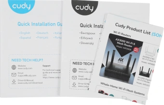 Роутер беспроводной Cudy WR1300E AC1200 10/100/1000 белый - купить недорого с доставкой в интернет-магазине