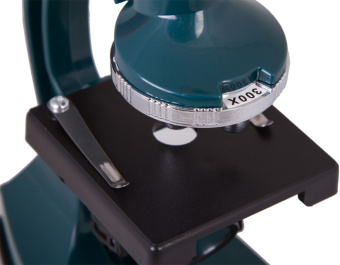 Микроскоп Levenhuk LabZZ M1 монокуляр 100-300x на 3 объектива зеленый/оранжевый - купить недорого с доставкой в интернет-магазине