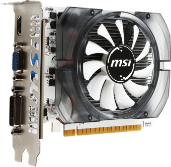 Видеокарта MSI PCI-E 2.0 N730-2GD3V3 NVIDIA GeForce GT 730 2Gb 128bit GDDR3 902/1600 DVIx1 HDMIx1 CRTx1 HDCP Ret - купить недорого с доставкой в интернет-магазине